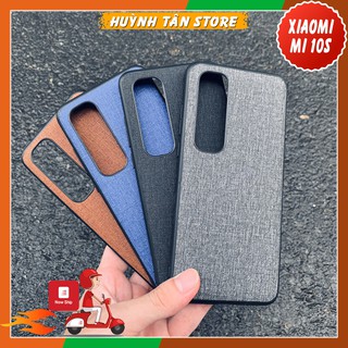 Ốp lưng Xiaomi Mi 10S, Mi 11 Pro vân vải Jean chống bám vân tay, Nhiều màu