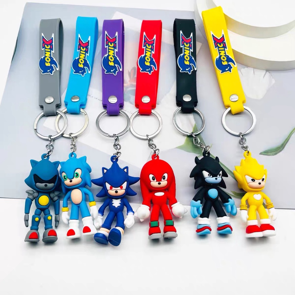 Móc khoá hoạt hình Sonic dễ thương treo móc khoá _ balo
