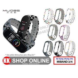 Dây đeo MIJOBS chính hãng họa tiết cho Xiaomi Miband 3 Xiaomi Miband 4