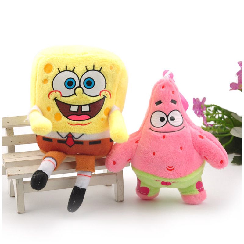 Móc Khóa Mềm Hình SpongeBob SquarePants Patrick Star Squidward Tentacles