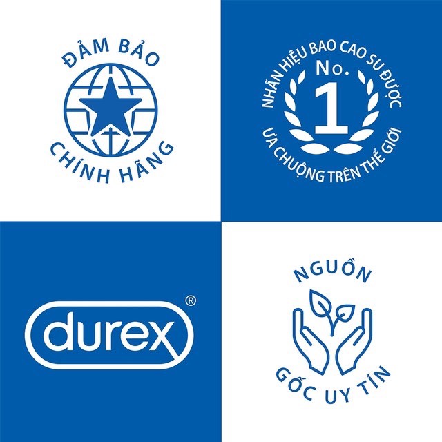 [Hàng chính hãng] Bao cao su Durex Kingtex Hộp 3 cái