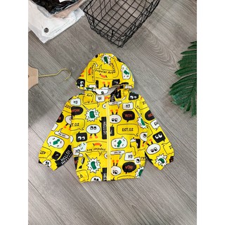 Áo gió bé trai quảng châu 2 lớp