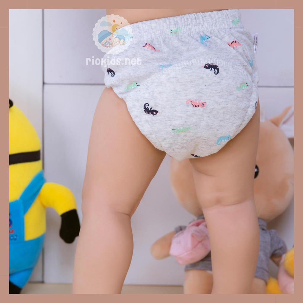 Combo 10 Quần Bỉm Vải Riokids Siêu Cao Cấp Chống Hăm size 100