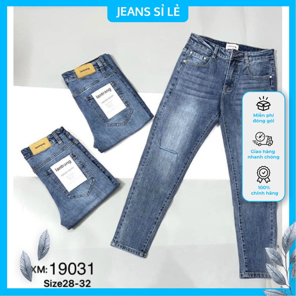 Quần Jean Nam Dài Mẫu Wash Rách Gối Nhiều Màu Phong Cách Trẻ Trung Năng Động – Shop Jean Sỉ Lẻ