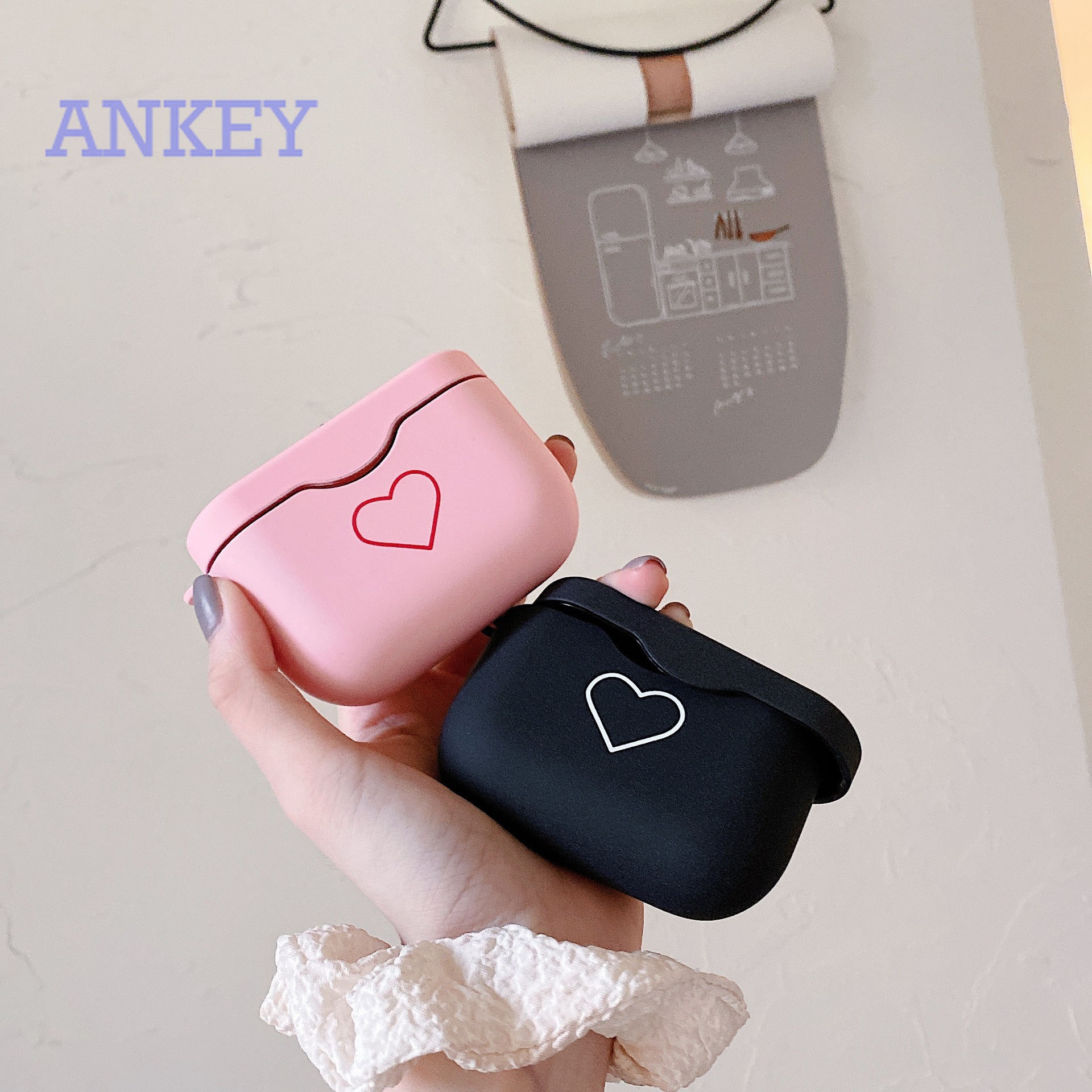 Sony WF-1000XM3 WF-SP800N Case Heart Lovely Plastic Cover for Wireless Bluetooth Earphone Shockproof PC Hard Case Headphone Box