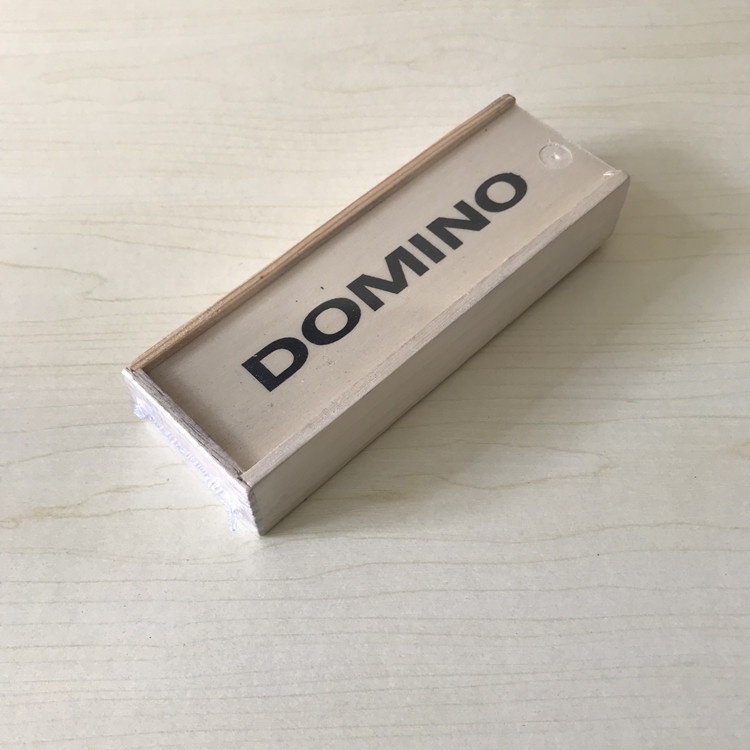 Cờ Domino Đen Hộp Gỗ Cao Cấp 28 Quân Cờ