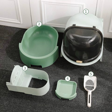 Chậu cát Space cho mèo