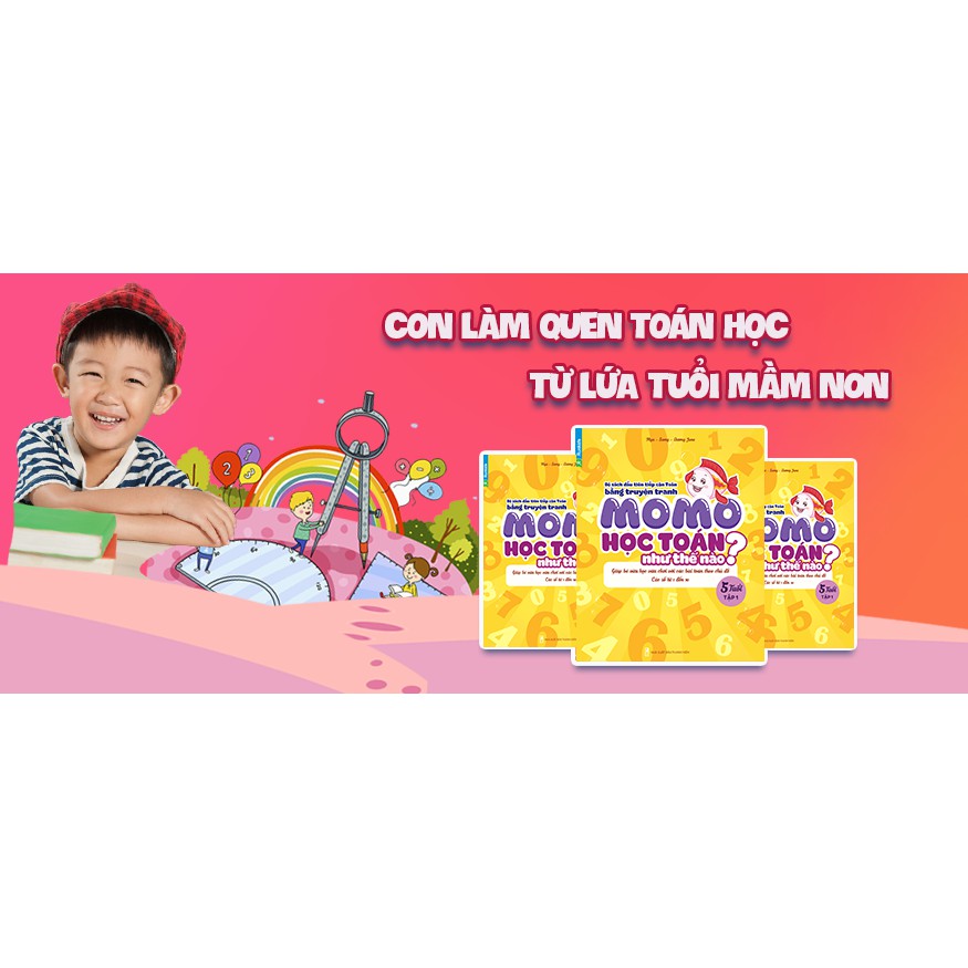 Sách Momo Học Toán Như Thế Nào 5 Tuổi tập 1 | BigBuy360 - bigbuy360.vn