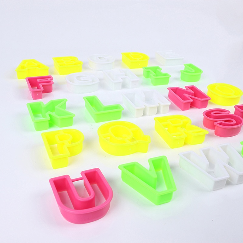 Khuôn Nhựa Làm Bánh Hình Chữ Cái Diy Mới