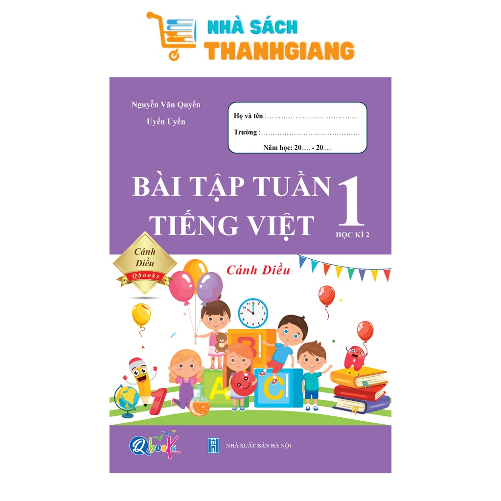 Sách - Bài tập tuần TIẾNG VIỆT 1 tập 2 (Cánh diều)