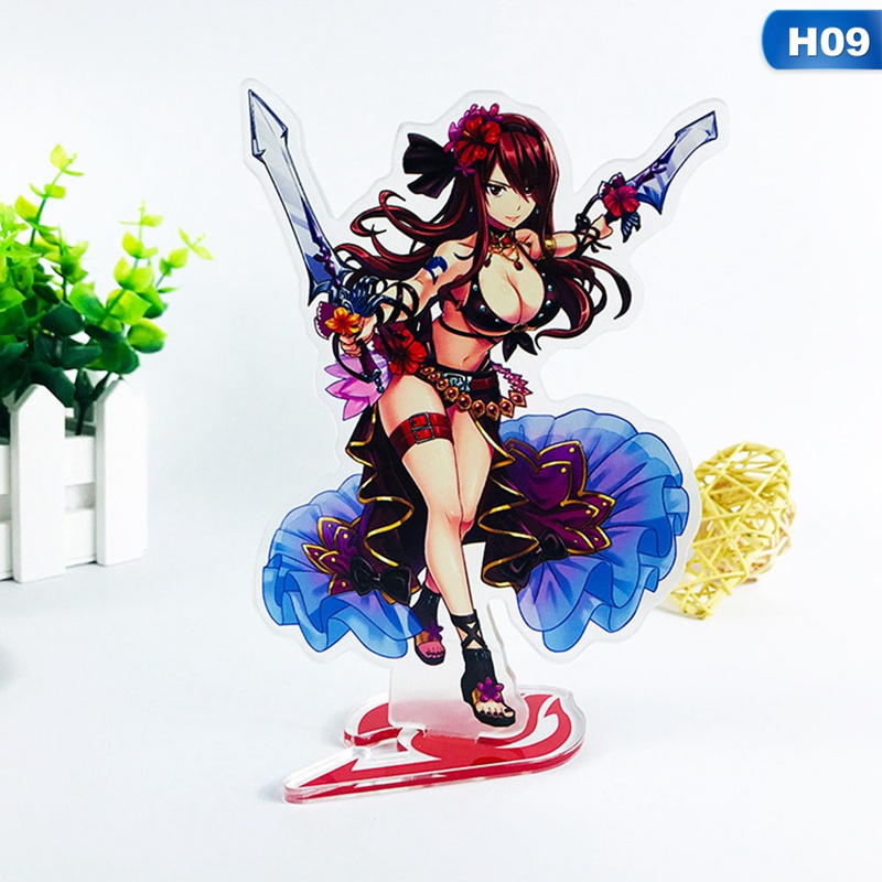 Mô Hình Nhân Vật Phim Hoạt Hình Fairy Tail Bằng Nhựa Acrylic Dùng Trang Trí