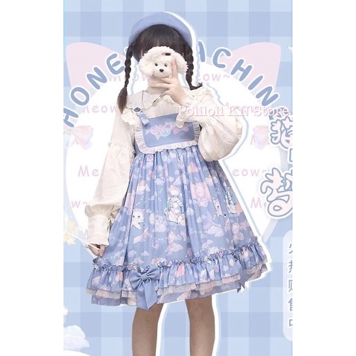 Đầm lolita Jsk Honey Machine (hàng sẵn)