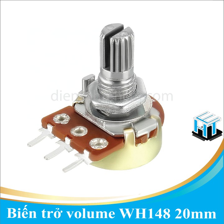 Biến trở volume / Chiết áp đơn WH148 20mm