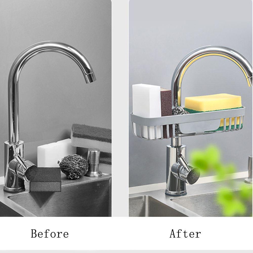 Giá Đỡ Gắn Vòi Nước Bồn Rửa Chén Thiết Kế Điều Chỉnh Được Tiện Lợi