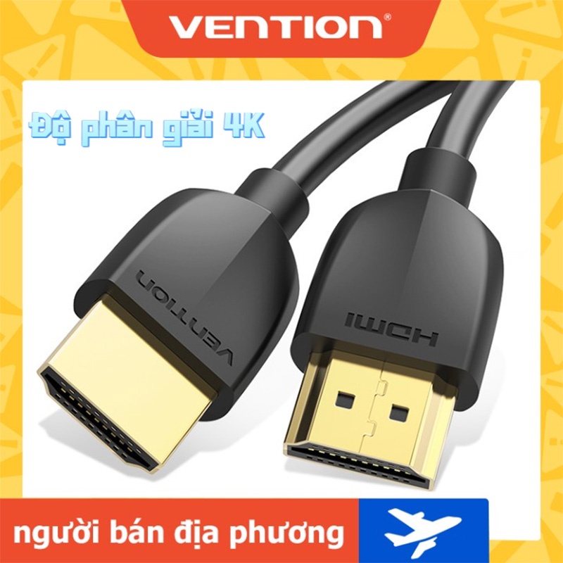 VENTION siêu mỏng hỗ trợ 4K 60Hz 3D Dây cáp HDMI 2.0  đầu mạ vàng cho TV/PS4