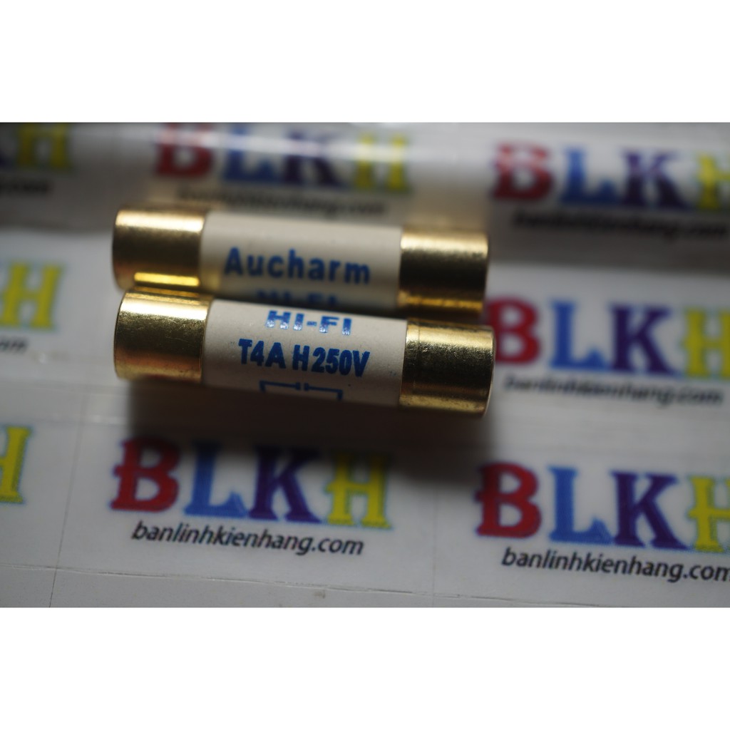 Cầu chì âm thanh HIFI 5x20 4A chính hãng Aucharm / Rod Rain - E3 Audio Miền Nam