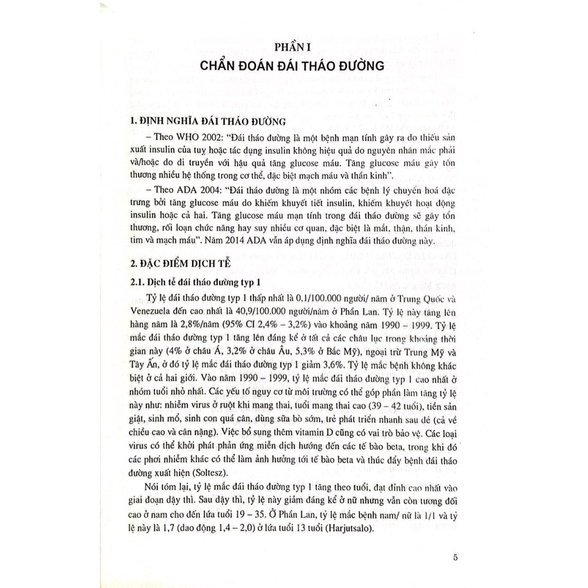 Sách - Chuẩn Đoán Đái Tháo Đường Và Điều Trị