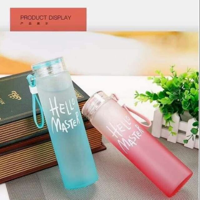 Bình thủy tinh Hello Master 450ml
