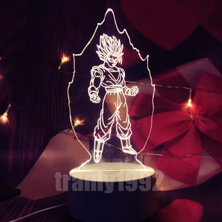 Đèn ngủ 3D SONGOKU , đèn trang trí, quà tặng sinh nhật độc đáo