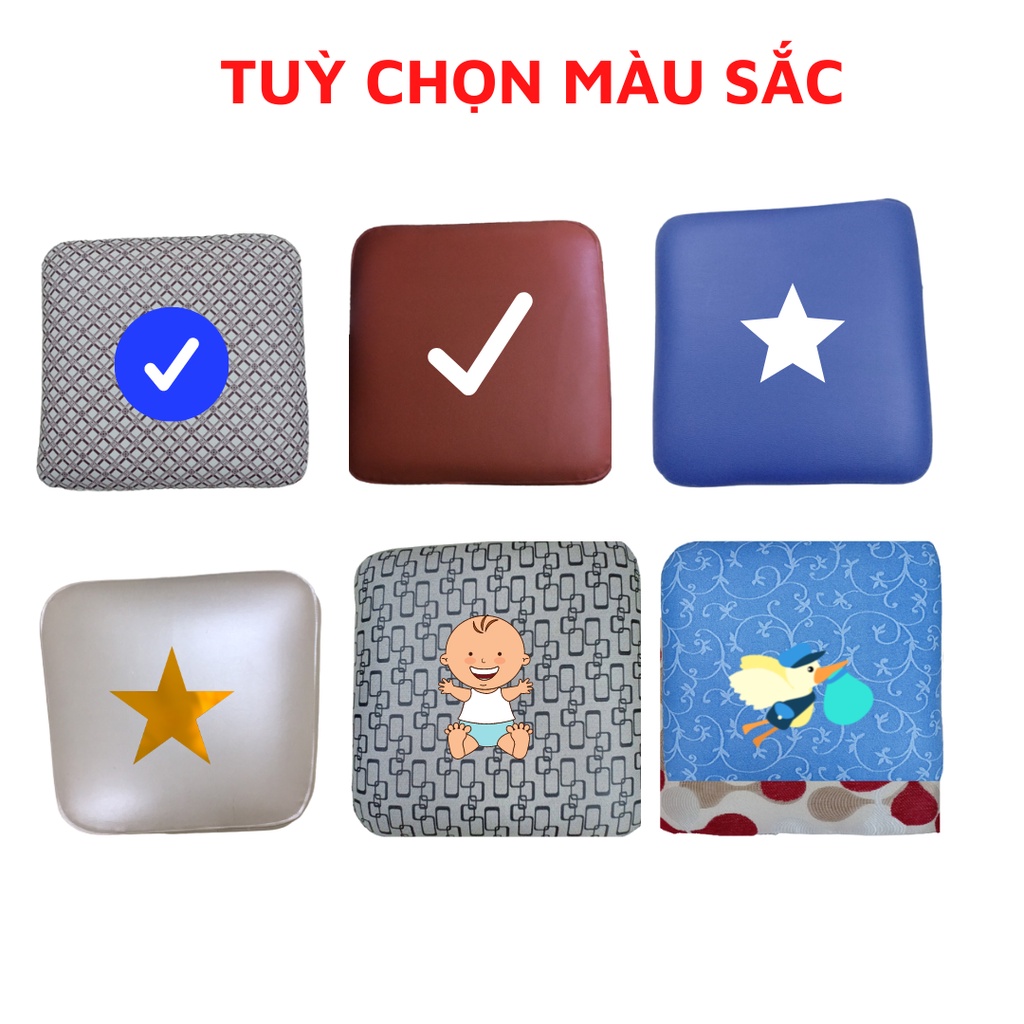 Đệm cứng bông ép cho bé ngồi học lắp ghế xuân hòa - hòa phát, đệm ngồi học, bền đẹp, chắc chắn [Quà tặng thanh quế cay]