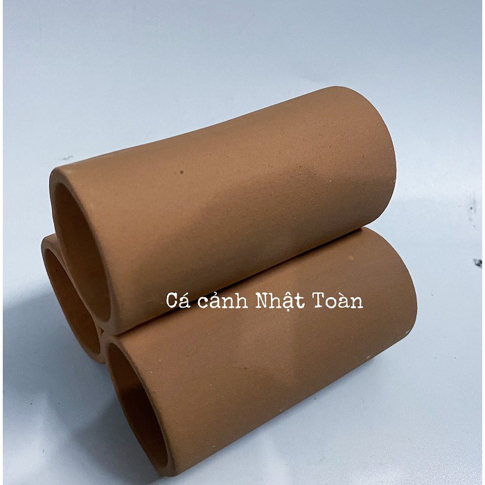 ỐNG GỐM SỨ CHO CÁ NÚP VÀO TRANG TRÍ BỂ CÁ 9X8CM F911M