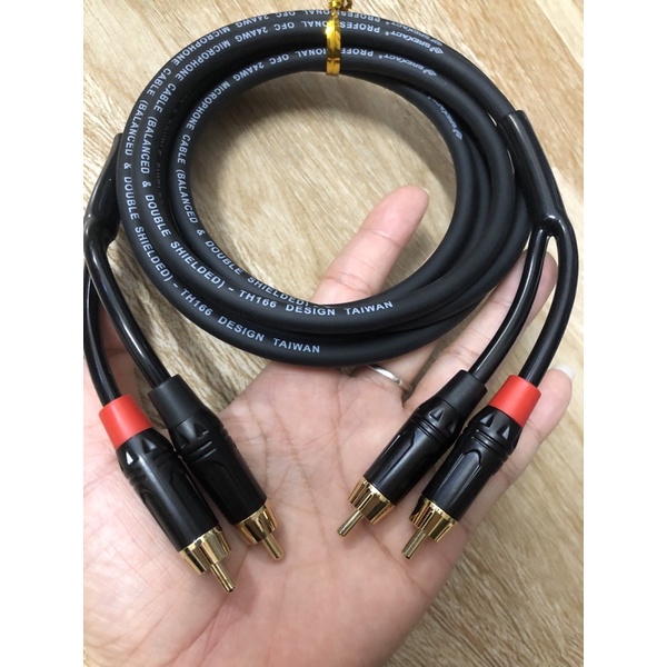 Dây av hoa sen đôi 4 đầu kết nối âm thanh TH166 taiwan