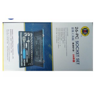 Bộ Típ 1/2" 26 Chi Tiết K0010 CMart