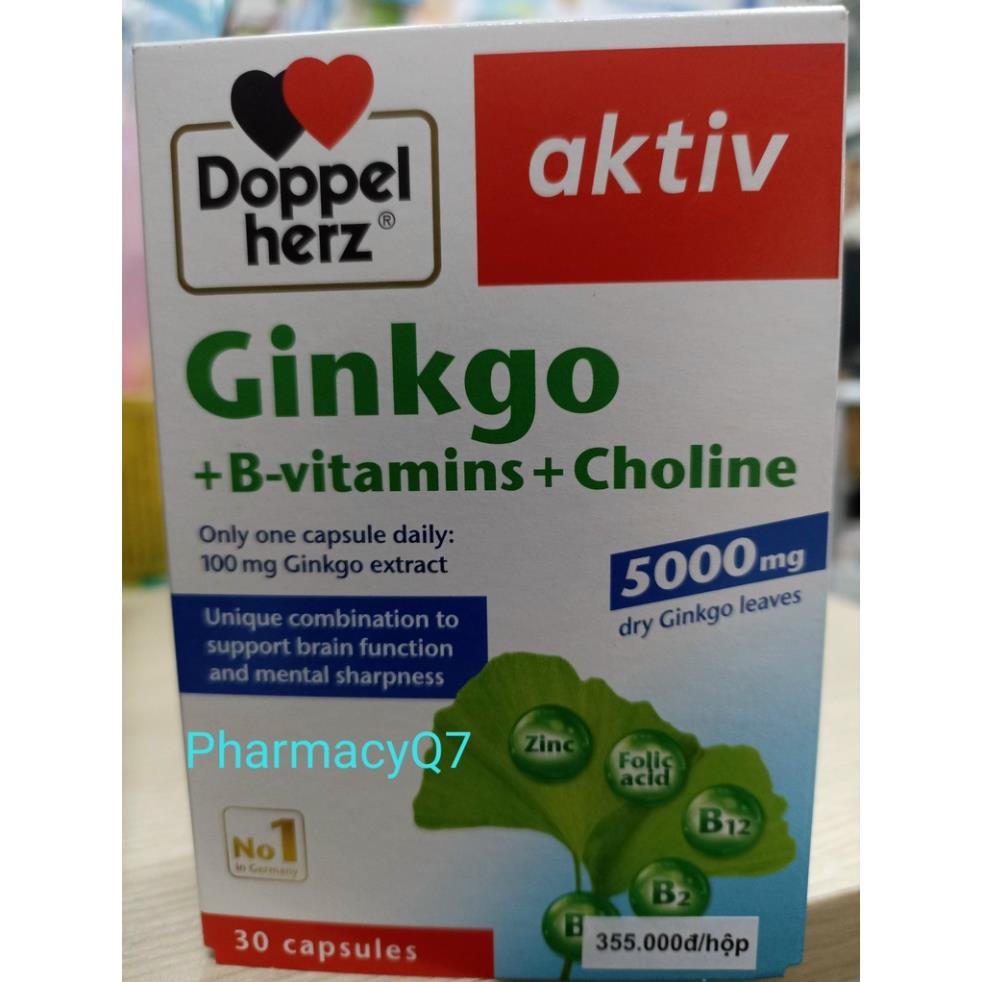 Viên uống bổ não đến từ chính hãng Đức aktiv Ginkgo + B-vitamins + Choline
