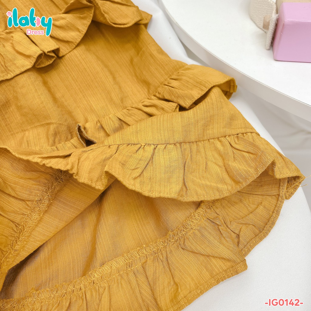 Váy cho bé gái ILABY baby doll khoét lưng [10IG01420521] – ILABY >>> top1shop >>> shopee.vn