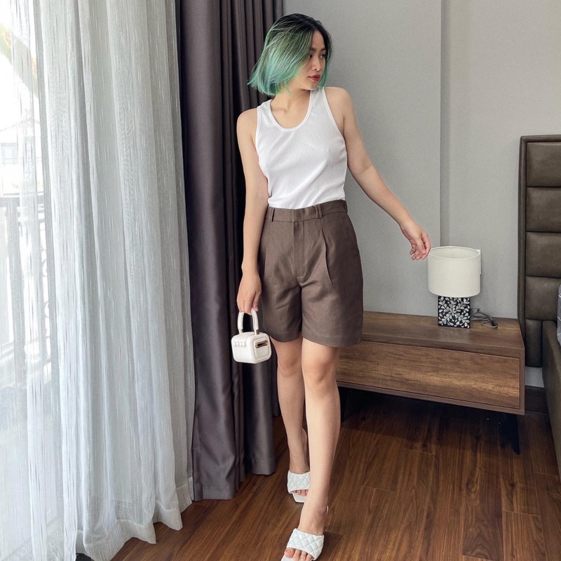 ✅Freeship✅ Quần short linen. Hình thật shop chụp | BigBuy360 - bigbuy360.vn