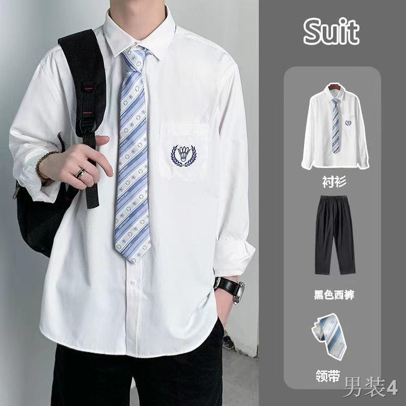 Bộ quần áo nam mới Đồng phục DK bốn mảnh xuân hè Suit nhỏ xu hướng phiên bản Hàn Quốc học sinh rộng rãi khoác jk g