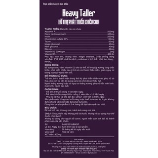 Viên tăng chiều cao Heavy Taller..