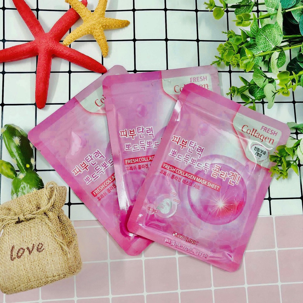 Lẻ miếng mặt nạ dưỡng da 3W Clinic Fresh Mask