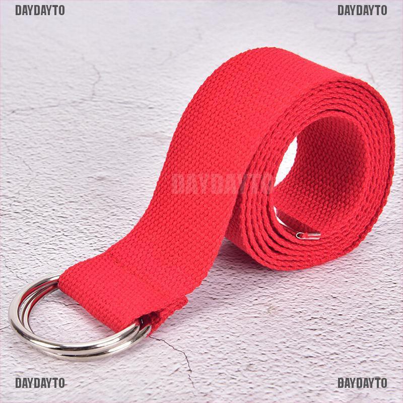 Thắt Lưng Unisex Bằng Vải Bố Nylon Khóa Chữ D Đôi