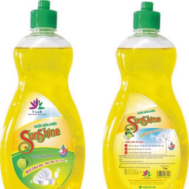 Nước rửa chén Sunshine siêu sạch, không hại da tay