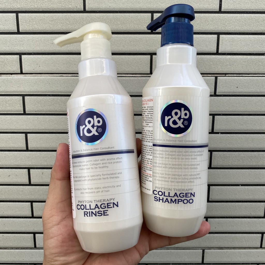 Dầu gội ngăn rụng tóc R&amp;B Collagen Shampoo 450ml