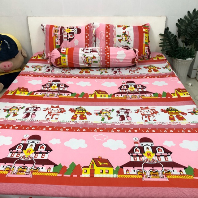  Drap thun Hàn Quốc (bộ: drap, 2 nằm, 1 ôm)