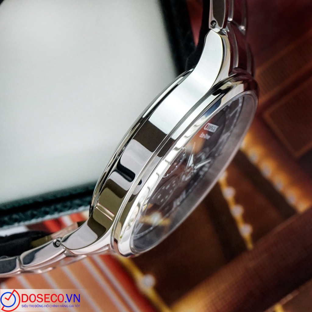 Đồng Hồ Nam Chính Hãng Citizen ECO-DRIVE MOONPHASE AP1050-81E Dây Kim Loại Cao Cấp Thép Không Gỉ,Chống Nước Tốt CTZ32