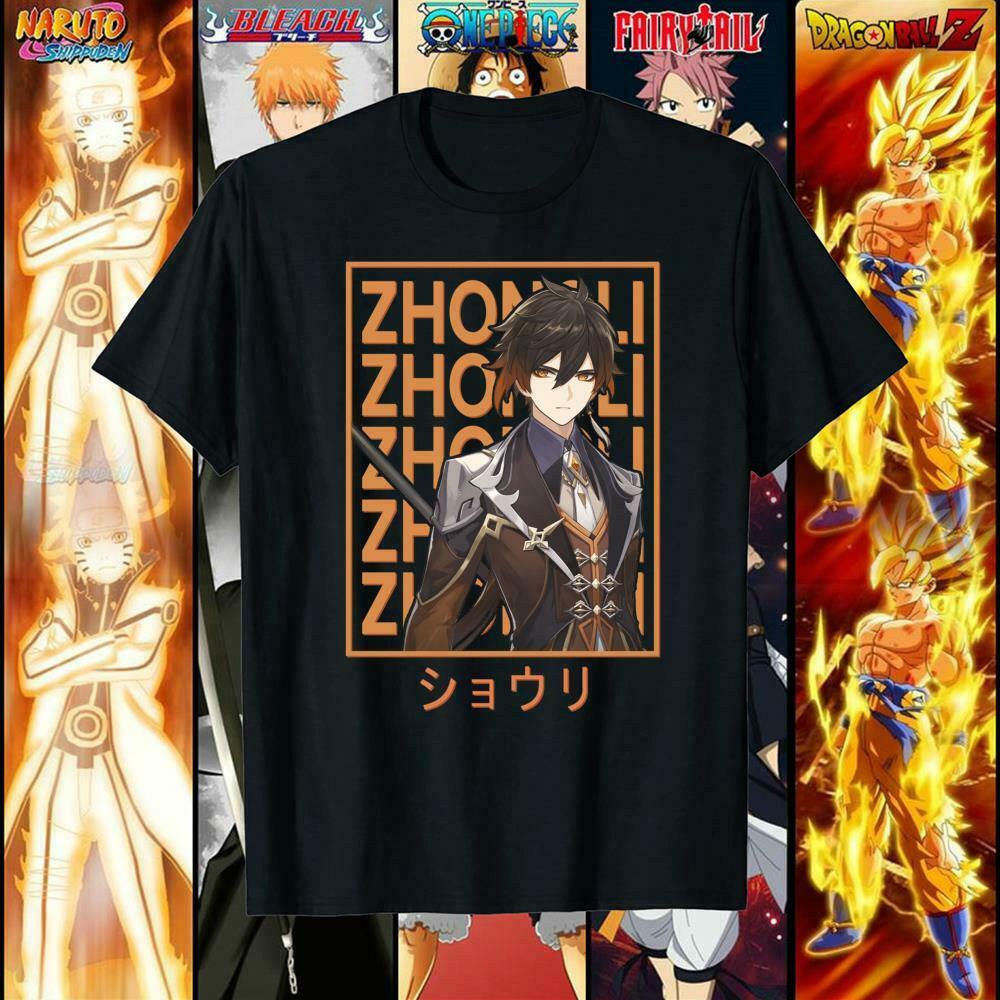 Áo thun cổ điển Zhongli Genshin Impact Genshin Impact Zhongli Tee