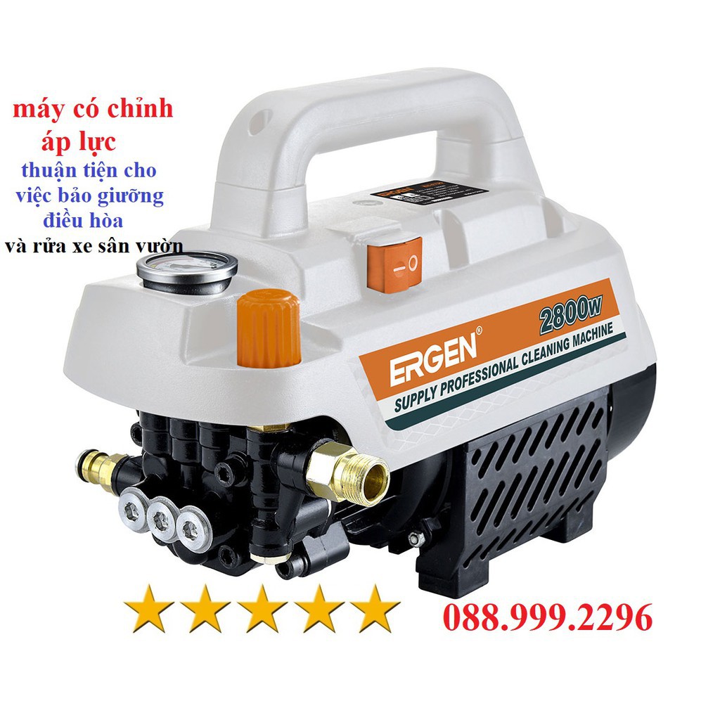 Máy chỉnh áp xịt rửa xe, máy lạnh, điều hòa Ergen EN-6728 - 2800W