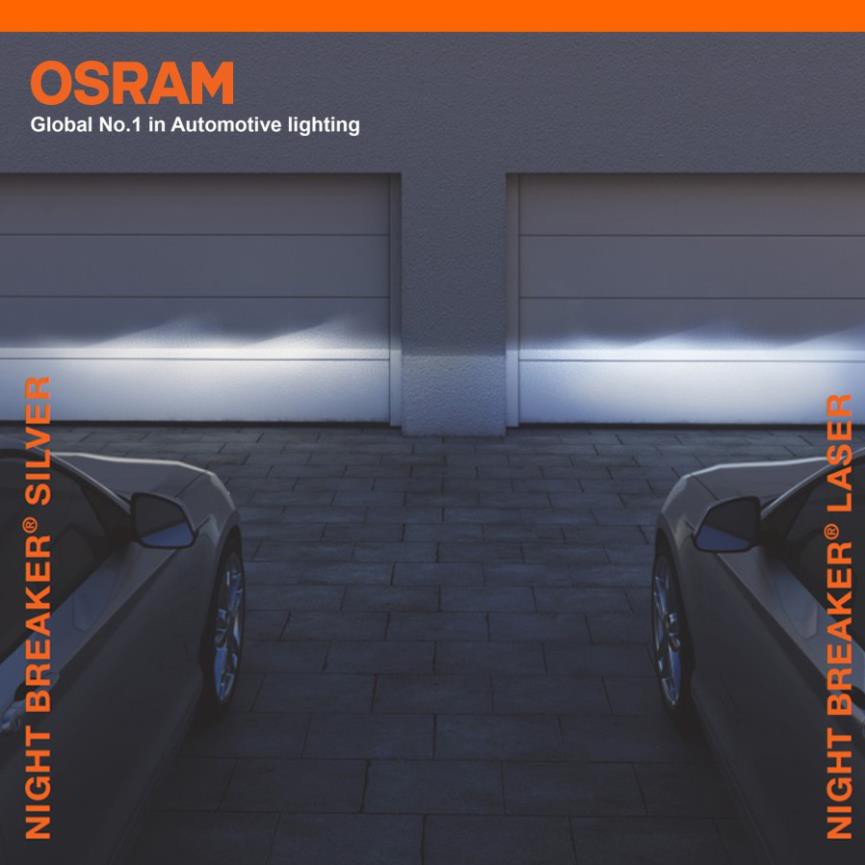 Bóng đèn halogen tăng sáng 100% OSRAM NIGHT BREAKER SILVER H4 12v 60/55w