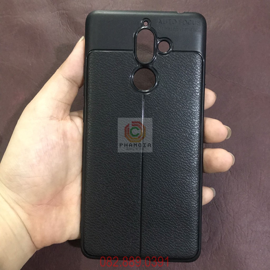 Ốp lưng Nokia 7+ ( 7 plus) loại dẻo đen tpu, dẻo đen giả da, dẻo trong suốt bền đẹp