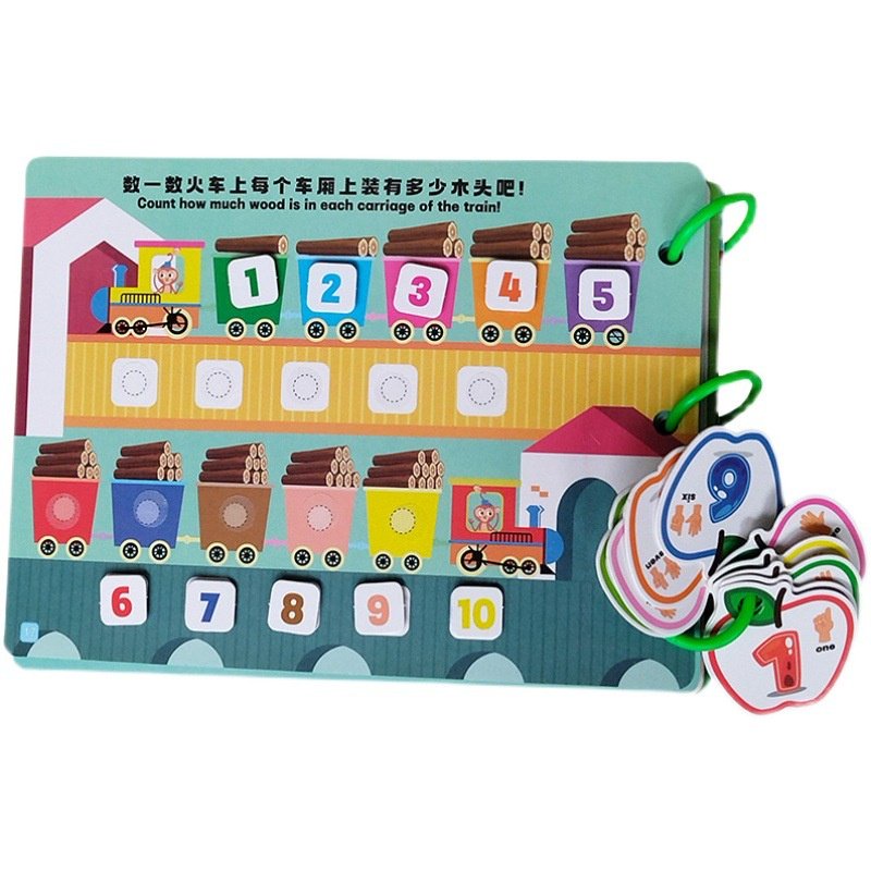 BỘ HỌC LIỆU BÓC DÁN TOÁN HỌC CHO BÉ từ 3 tuổi
