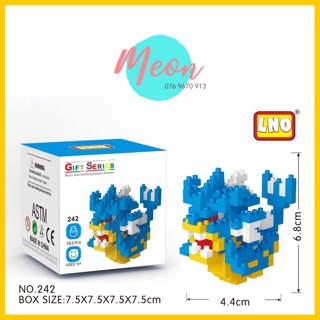 Mini Block | Đồ chơi xếp hình | - pikachu Size S - (135+pcs)