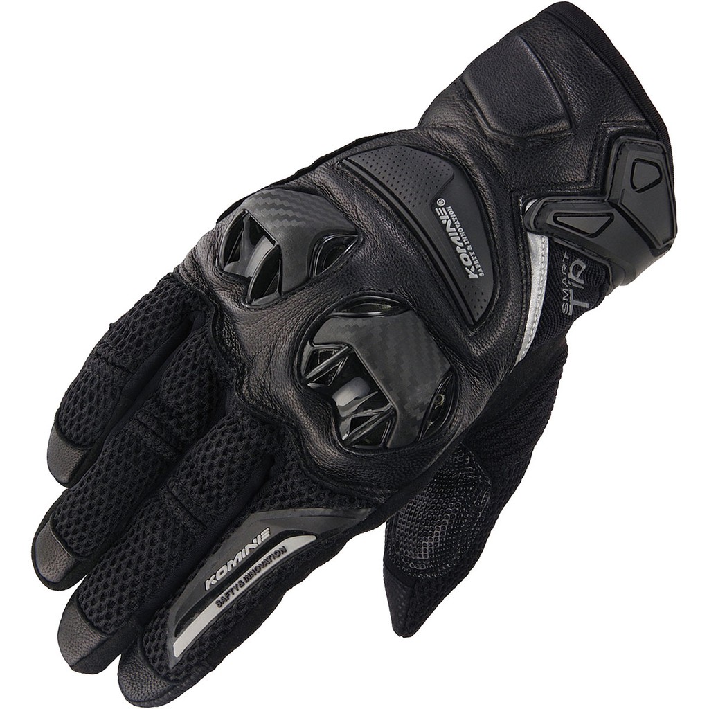 [Motoworld Phân Phối] Găng tay bảo hộ xe máy Komine GK-234 Protect Leather Mesh Gloves