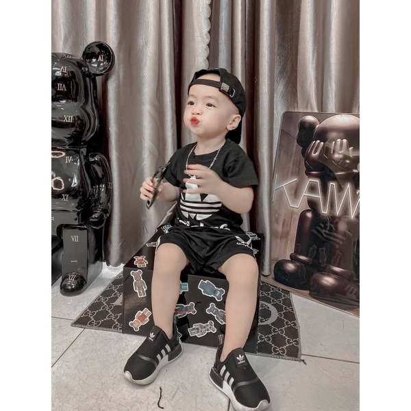 Bộ bé trai thể thao size Đạicộc tay phong cách