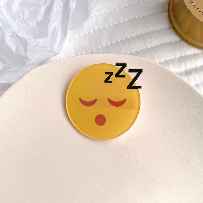 Kẹp tóc biểu tượng cảm xúc ngộ nghĩnh - UniLabel