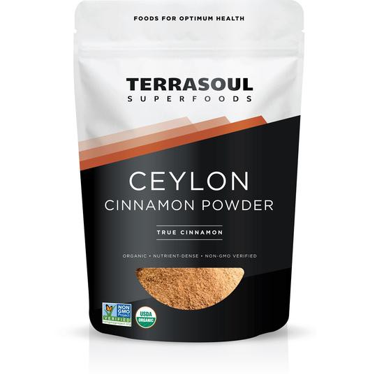 Bột quế Ceylon hữu cơ (True Cinnamon) - Terrasoul - 454g