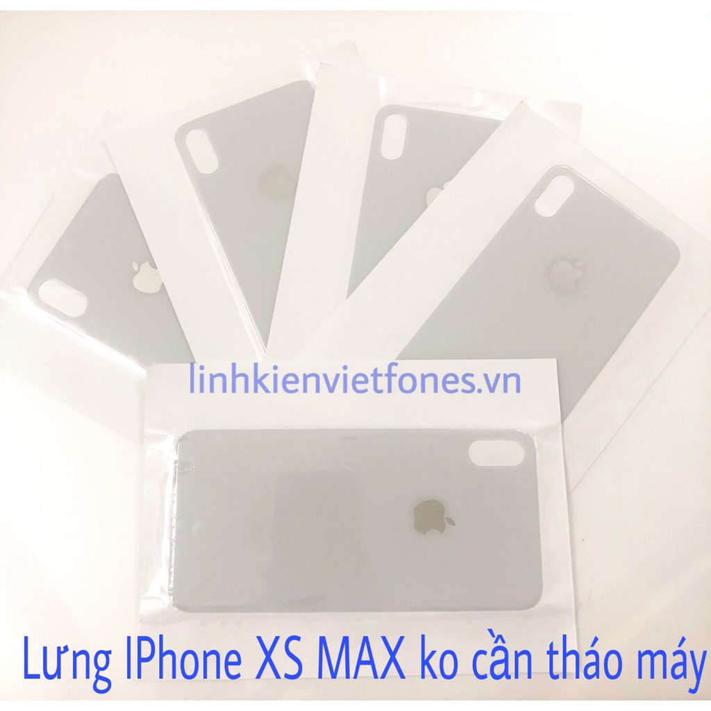 Nắp Lưng iPhone X/ XS/ XS MAX (lỗ to) không cần tháo máy