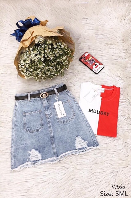 Chân váy bò nữ rách | BigBuy360 - bigbuy360.vn